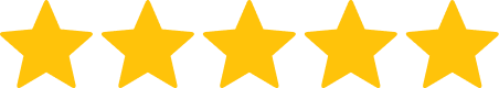 Five yellow stars on a black background.