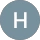 Gray circle with the letter "H" inside.