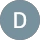 Gray circle with letter "D" inside.